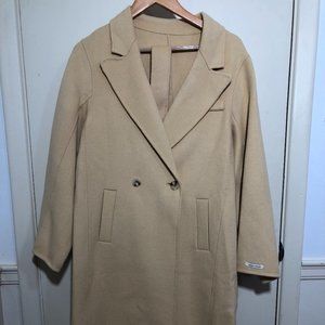 Yellow 100% Wool Woman's Coat